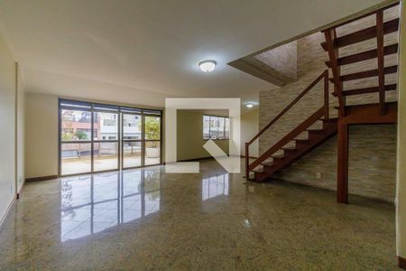 Sala de apartamento à venda com 5 quartos, 310m² em Recreio dos Bandeirantes, Rio de Janeiro