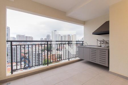 Varanda  de apartamento para alugar com 2 quartos, 49m² em Nova Klabin, São Paulo