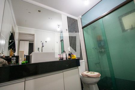 Banheiro do quarto 1 de apartamento à venda com 3 quartos, 141m² em Vila Assunção, Santo André