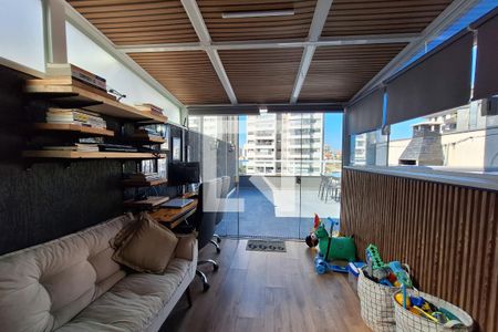 Sala de apartamento à venda com 2 quartos, 106m² em Vila Gilda, Santo André