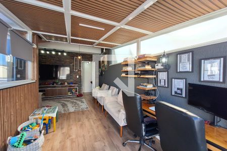 Sala de apartamento à venda com 2 quartos, 106m² em Vila Gilda, Santo André