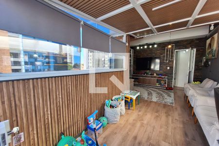 Sala de apartamento à venda com 2 quartos, 106m² em Vila Gilda, Santo André