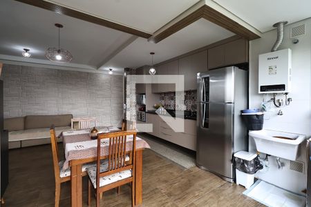 Varanda gourmet de apartamento à venda com 2 quartos, 73m² em Vila Assunção, Santo André