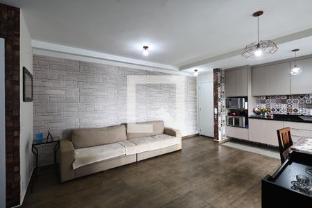 Sala de apartamento à venda com 2 quartos, 73m² em Vila Assunção, Santo André
