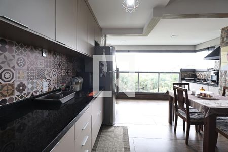 Cozinha de apartamento à venda com 2 quartos, 73m² em Vila Assunção, Santo André