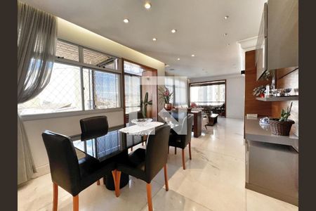 Sala de apartamento à venda com 4 quartos, 167m² em Luxemburgo, Belo Horizonte