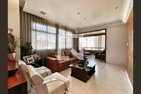 Sala de apartamento à venda com 4 quartos, 167m² em Luxemburgo, Belo Horizonte