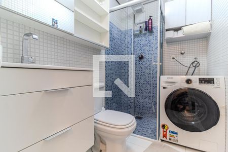 Banheiro de kitnet/studio para alugar com 1 quarto, 36m² em Campos Elíseos, São Paulo