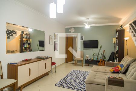 Sala de casa de condomínio à venda com 3 quartos, 172m² em Vila Guarani (zona Sul), São Paulo