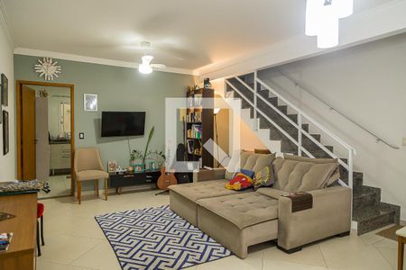 Sala de casa de condomínio à venda com 3 quartos, 172m² em Vila Guarani (zona Sul), São Paulo