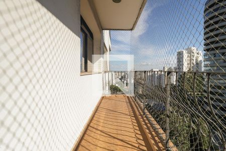Varanda da Sala de apartamento à venda com 3 quartos, 245m² em Vila Andrade, São Paulo