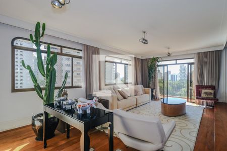 Sala de apartamento à venda com 3 quartos, 245m² em Vila Andrade, São Paulo