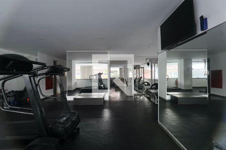 Área comum - Academia de apartamento para alugar com 4 quartos, 196m² em Barra Funda, Guarujá