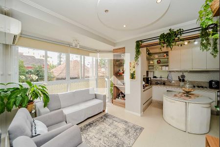 Sala de apartamento à venda com 2 quartos, 63m² em Jardim Lindóia, Porto Alegre