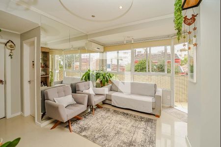 Sala de apartamento à venda com 2 quartos, 63m² em Jardim Lindóia, Porto Alegre