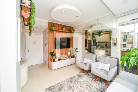 Sala de apartamento à venda com 2 quartos, 63m² em Jardim Lindóia, Porto Alegre