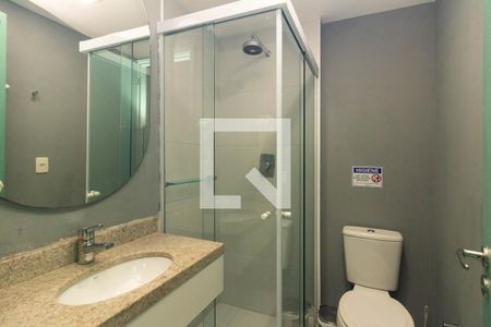 Banheiro de kitnet/studio para alugar com 1 quarto, 46m² em Centro Histórico de São Paulo, São Paulo