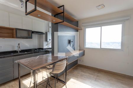 Sala/Cozinha de apartamento à venda com 2 quartos, 43m² em Campanário, Diadema