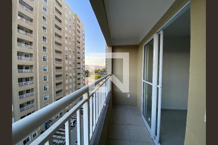 Varanda da Sala de apartamento à venda com 2 quartos, 48m² em Del Castilho, Rio de Janeiro