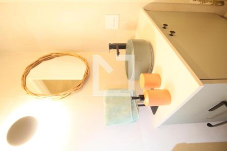 Banheiro de kitnet/studio à venda com 1 quarto, 35m² em Jardim Mirante, São Paulo