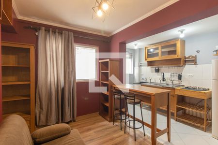 Sala de apartamento para alugar com 1 quarto, 34m² em Vila Izabel, Curitiba