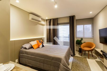 Sala/Quarto de apartamento para alugar com 1 quarto, 25m² em Vila Olímpia, São Paulo
