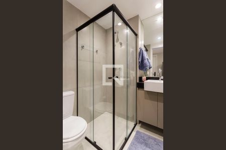 Banheiro de apartamento para alugar com 1 quarto, 25m² em Vila Olímpia, São Paulo