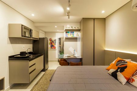 Sala/Quarto de apartamento para alugar com 1 quarto, 25m² em Vila Olímpia, São Paulo