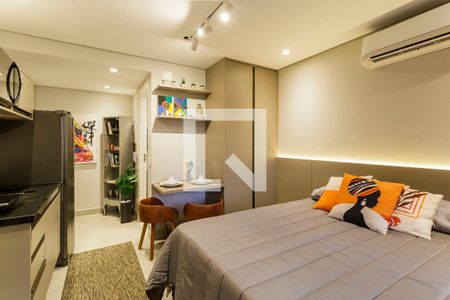 Sala/Quarto de apartamento para alugar com 1 quarto, 25m² em Vila Olímpia, São Paulo