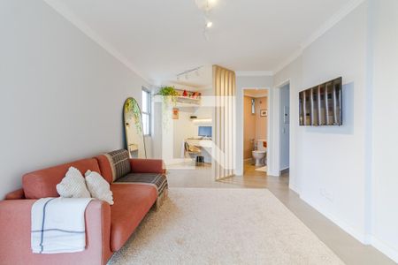 Sala de apartamento à venda com 1 quarto, 60m² em Vila Progredior, São Paulo