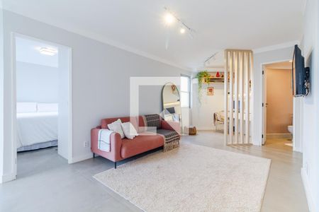 Sala de apartamento à venda com 1 quarto, 60m² em Vila Progredior, São Paulo