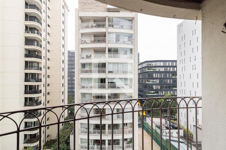 Varanda Sala de apartamento para alugar com 1 quarto, 60m² em Itaim Bibi, São Paulo