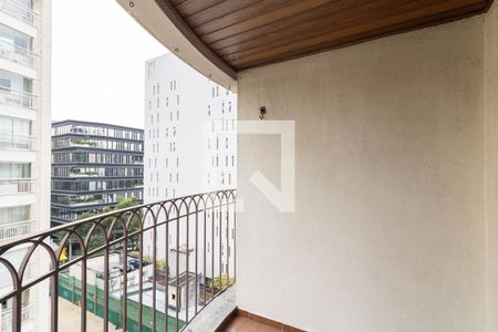 Varanda Sala de apartamento para alugar com 1 quarto, 60m² em Itaim Bibi, São Paulo