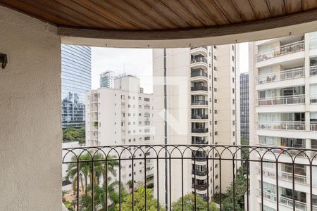Varanda Sala de apartamento para alugar com 1 quarto, 60m² em Itaim Bibi, São Paulo