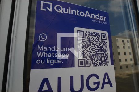 Placa instalada de apartamento para alugar com 2 quartos, 50m² em Guaratiba, Rio de Janeiro