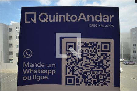 Placa instalada de apartamento para alugar com 2 quartos, 50m² em Guaratiba, Rio de Janeiro