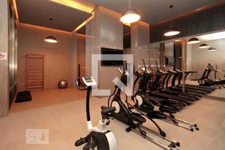 Studio à venda com 29m², 1 quarto e sem vaga Studio à venda com 29m², 1 quarto e sem vagaAcademia