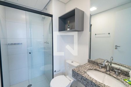 Banheiro de kitnet/studio à venda com 1 quarto, 23m² em Vila Clementino, São Paulo