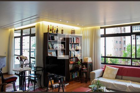 Sala de apartamento à venda com 4 quartos, 271m² em Savassi, Belo Horizonte