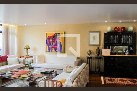 Sala de apartamento à venda com 4 quartos, 271m² em Savassi, Belo Horizonte