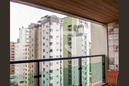 Varanda da Sala de apartamento à venda com 4 quartos, 271m² em Savassi, Belo Horizonte