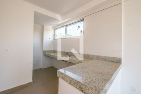 Sala/Cozinha de apartamento à venda com 2 quartos, 62m² em São Pedro, Belo Horizonte