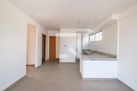 Sala/Cozinha de apartamento à venda com 2 quartos, 62m² em São Pedro, Belo Horizonte