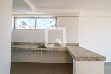 Sala/Cozinha de apartamento à venda com 2 quartos, 62m² em São Pedro, Belo Horizonte