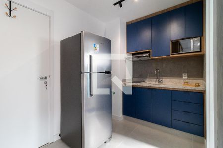 Cozinha de kitnet/studio para alugar com 1 quarto, 22m² em Perdizes, São Paulo