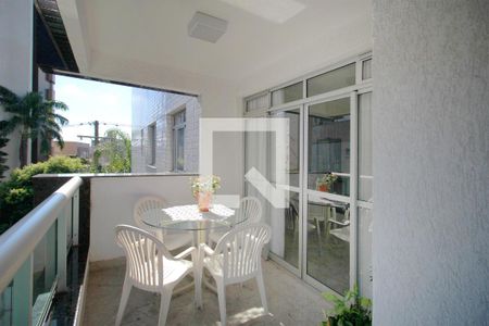 Varanda da Sala de apartamento à venda com 4 quartos, 165m² em Buritis, Belo Horizonte