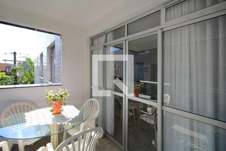 Varanda da Sala de apartamento à venda com 4 quartos, 165m² em Buritis, Belo Horizonte