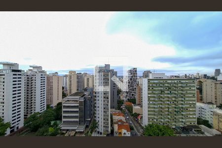 Vista da Varanda de kitnet/studio à venda com 1 quarto, 25m² em Pinheiros, São Paulo