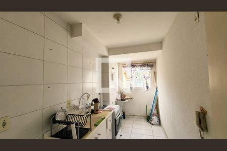 Cozinha e Área de Serviço de apartamento à venda com 2 quartos, 51m² em Jardim das Palmeiras, Várzea Paulista