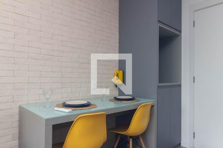Cozinha de kitnet/studio para alugar com 1 quarto, 26m² em Campos Elíseos, São Paulo